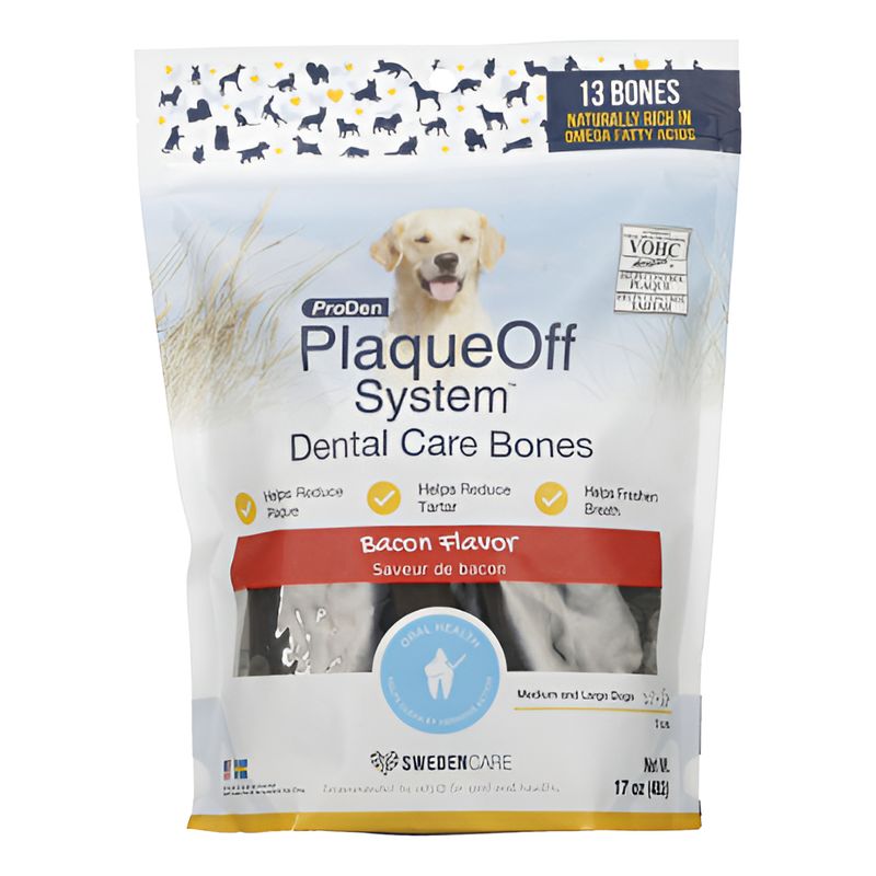 GENERICO - Plaqueoff Snack Bones Huesos Cuidado Dental Perros M  L