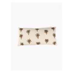 LOUNGE - Cojín Algodón Palmeras Beige