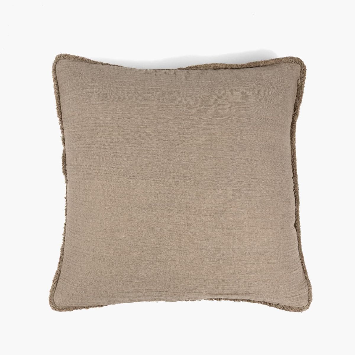 LOUNGE - Cojín Algodón Flecos LOUNGE