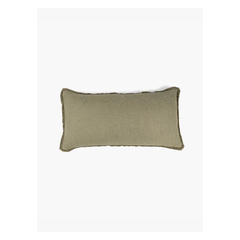 LOUNGE - Cojín Algodón Con Flecos LOUNGE
