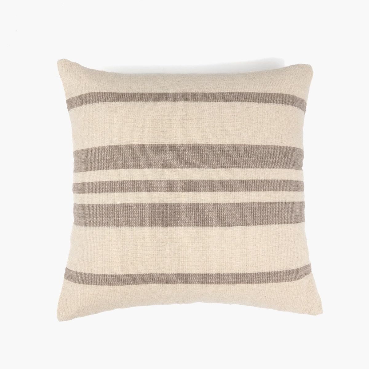 LOUNGE - Cojín Algodón Textura Con Líneas Beige LOUNGE