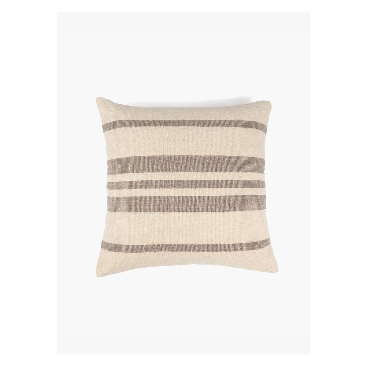 LOUNGE - Cojín Algodón Textura Con Líneas Beige LOUNGE