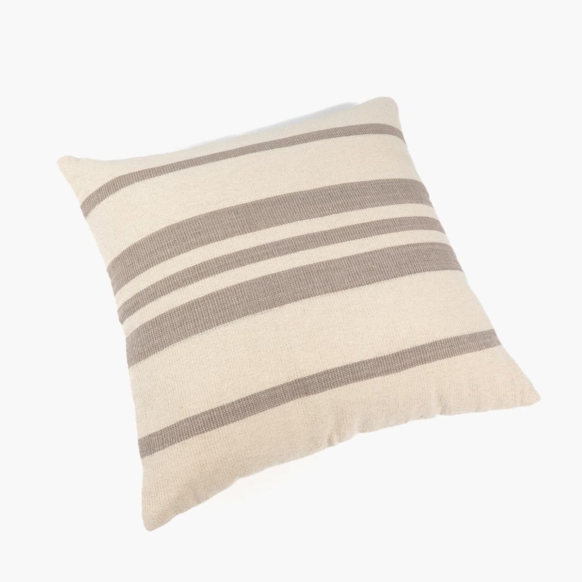 LOUNGE - Cojín Algodón Textura Con Líneas Beige LOUNGE