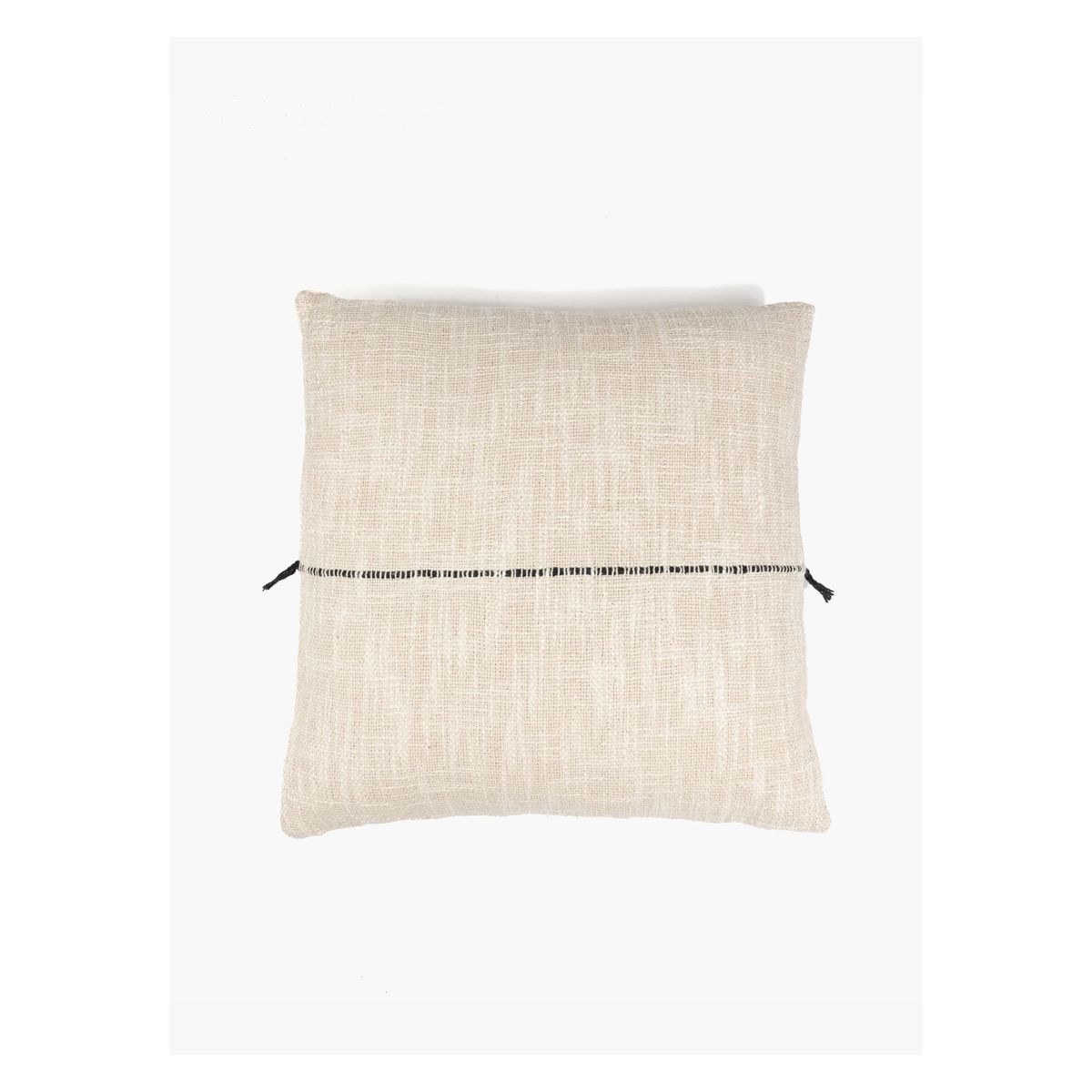 LOUNGE - Cojín Línea Bordada Beige LOUNGE