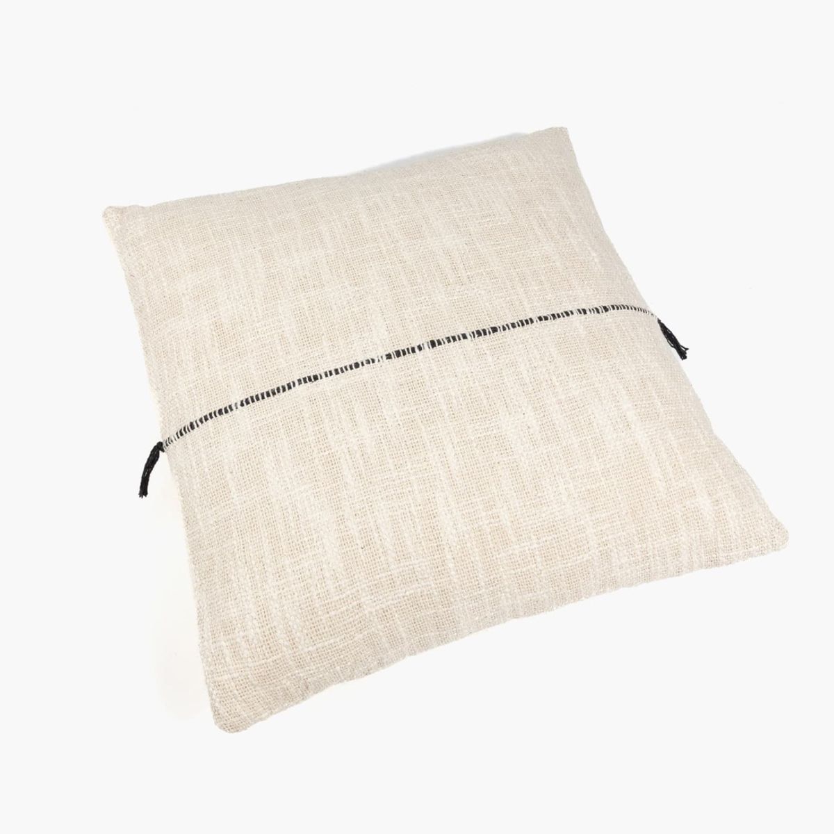 LOUNGE - Cojín Línea Bordada Beige LOUNGE