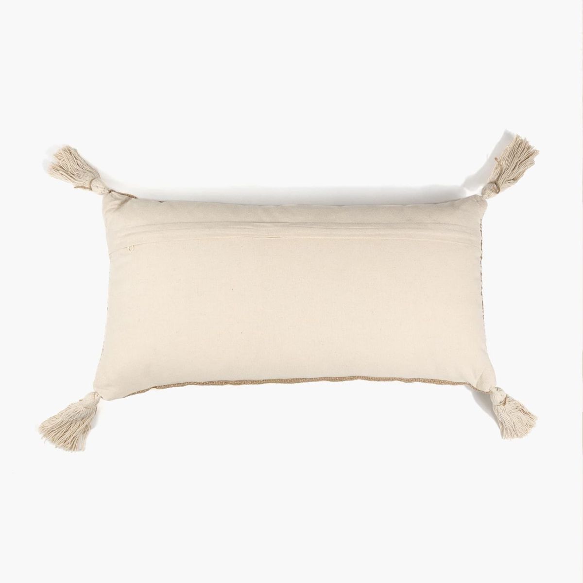 LOUNGE - Cojín Yute Bordado Café LOUNGE