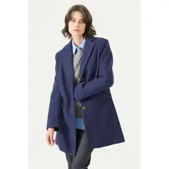 PRIVILEGE - Abrigo azul 2722 - Azul