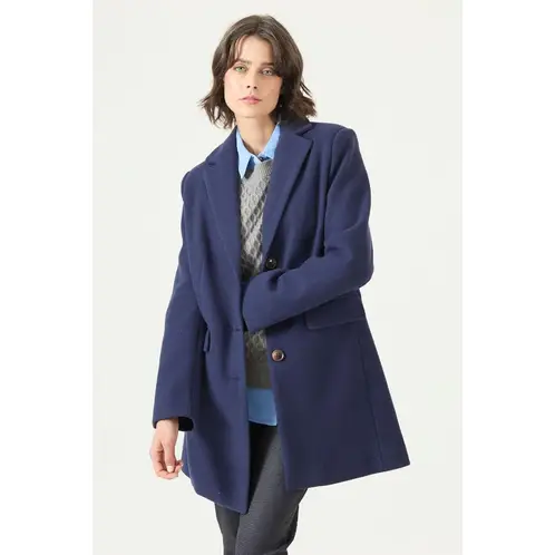 PRIVILEGE - Abrigo azul 2722 - Azul