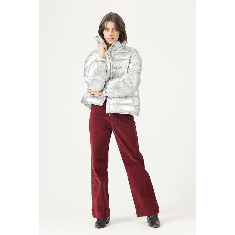 PRIVILEGE - Parka plata PRIVILEGE 2737 - Plateado