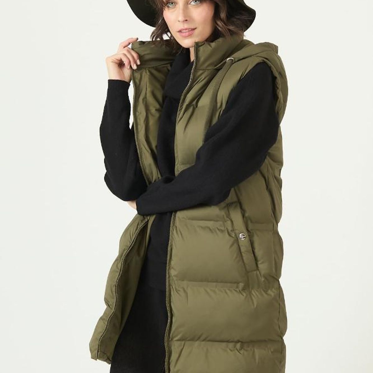 PRIVILEGE - Parka verde 2731