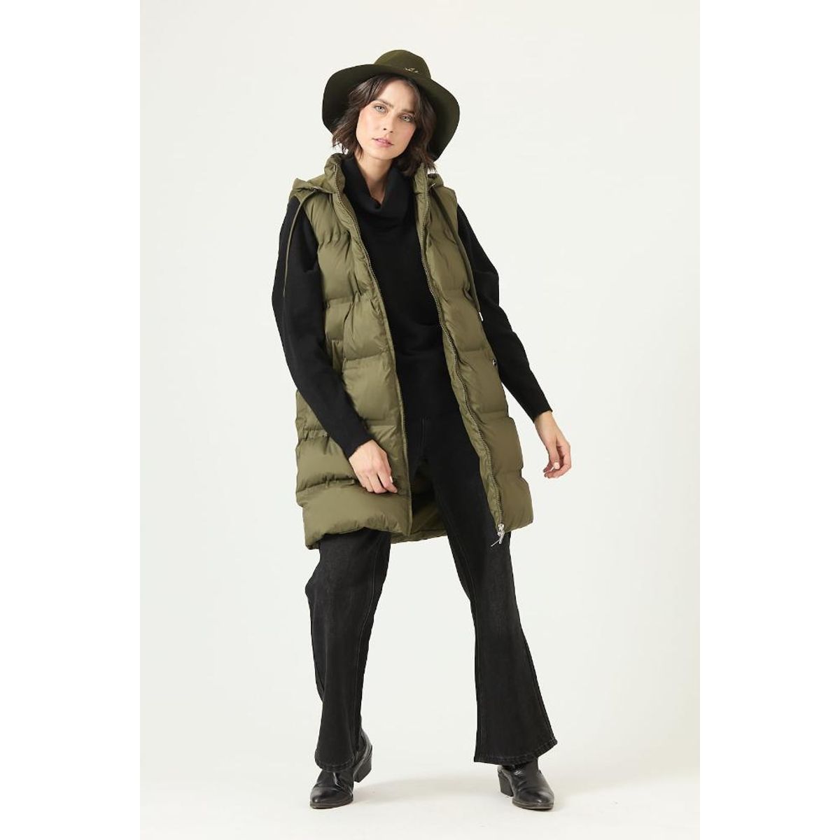 PRIVILEGE - Parka verde 2731