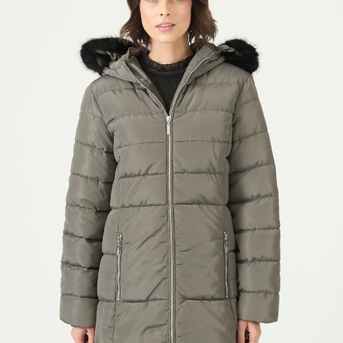 PRIVILEGE - Parka verde PRIVILEGE 2735