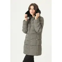 PRIVILEGE - Parka verde 2735 - Verde
