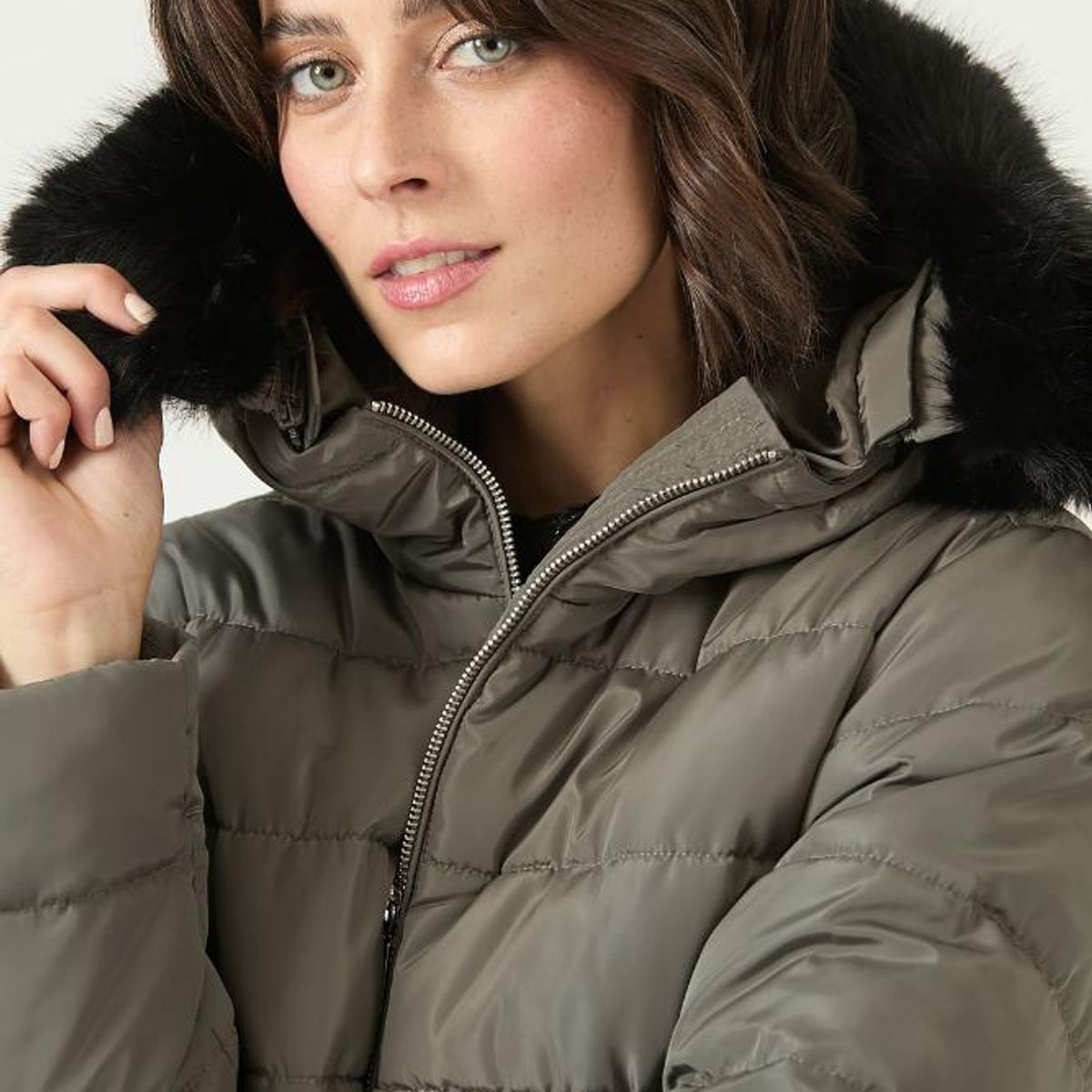 PRIVILEGE - Parka verde PRIVILEGE 2735