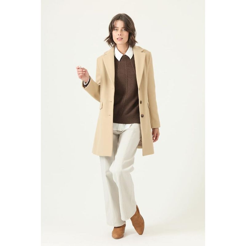 PRIVILEGE - Abrigo beige PRIVILEGE 2724 - Beige