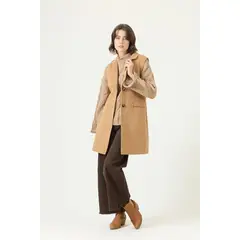 PRIVILEGE - Abrigo con wool blend camel 2727 - Camel