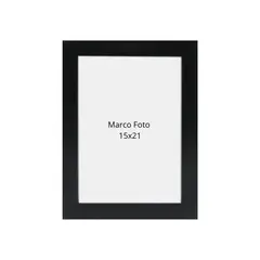 RONDA - Marco Foto Caja Negro 15x21 cm