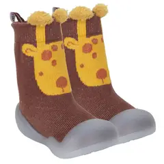 INFANTI - Calcetines Con Suela Silicona Jirafa