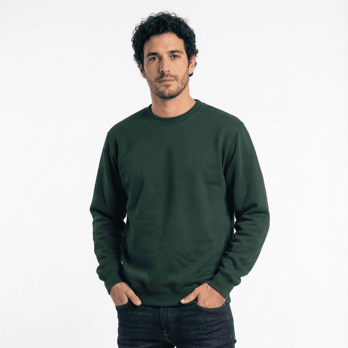 T-WORLD - Polerón Unisex Algodón Afranelado Básico Antipilling