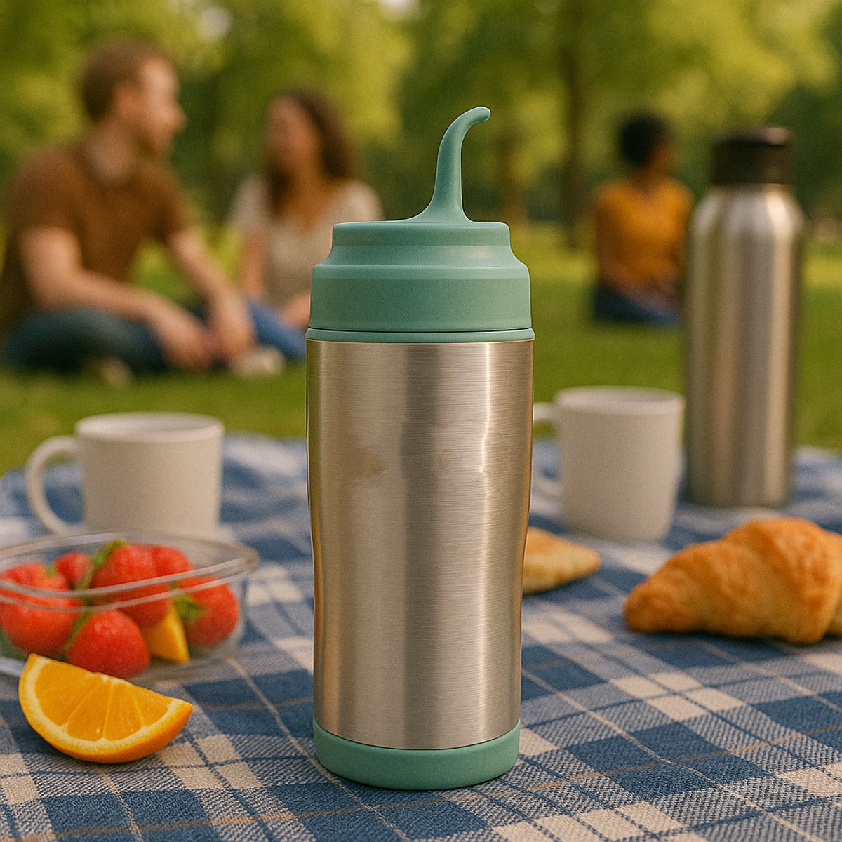 THERMOS - TERMO MATERO AQUA CON BOMBILLA 450ML