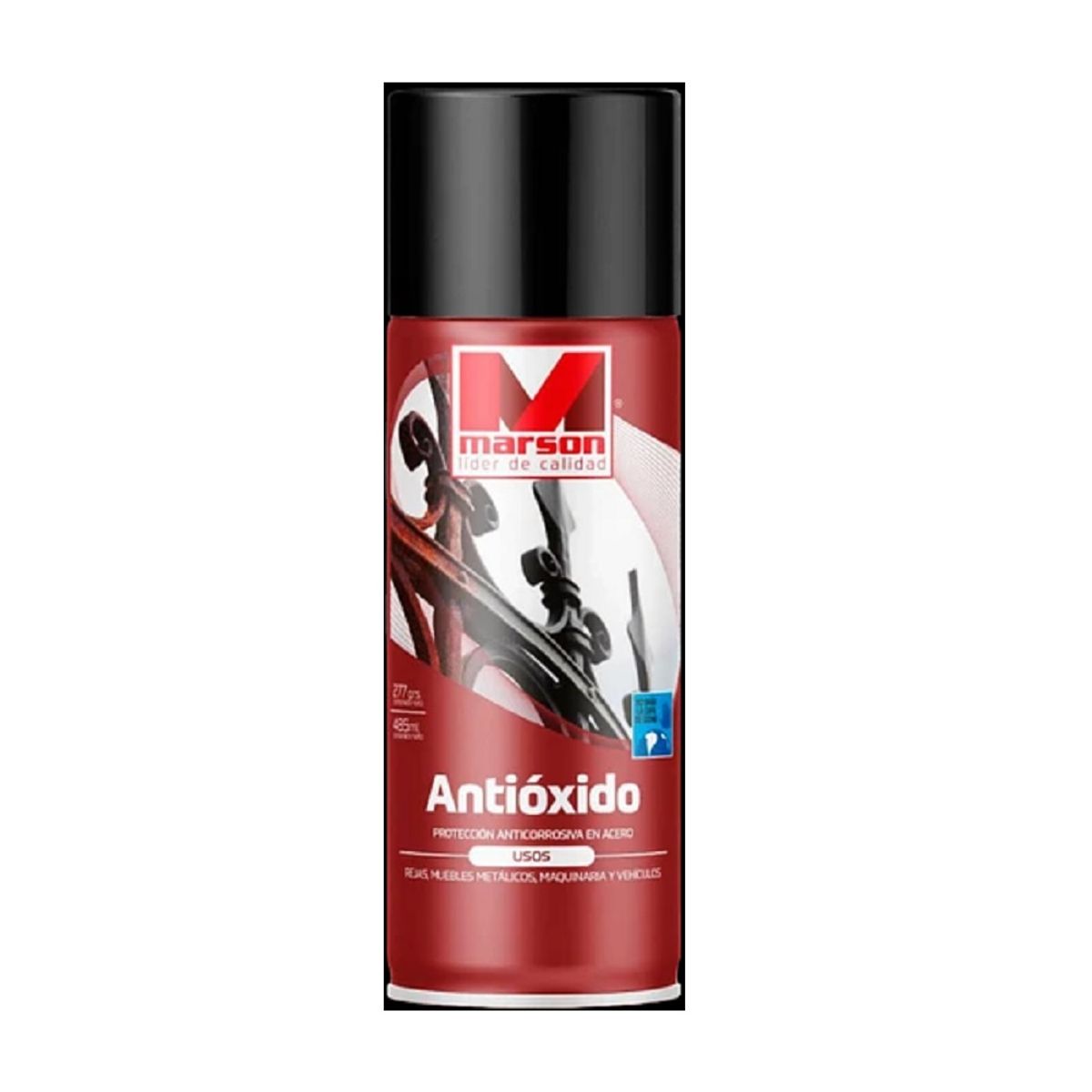 MARSON - PINTURA EN SPRAY ANTICORROSIVO NEGRO MARSON 485ML
