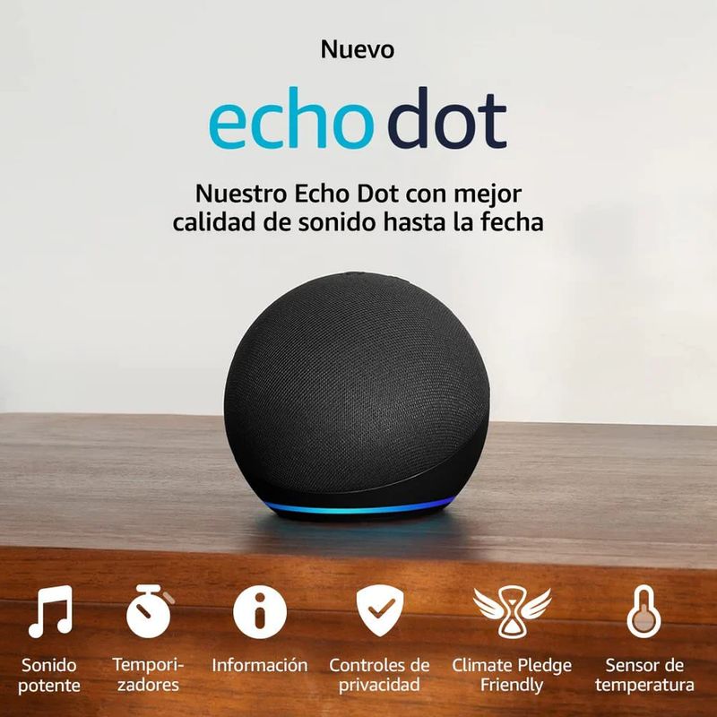 AMAZON - ALEXA 5TA GENERACION AMAZON ECHO DOT