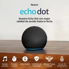 AMAZON - ALEXA 5TA GENERACION ECHO DOT