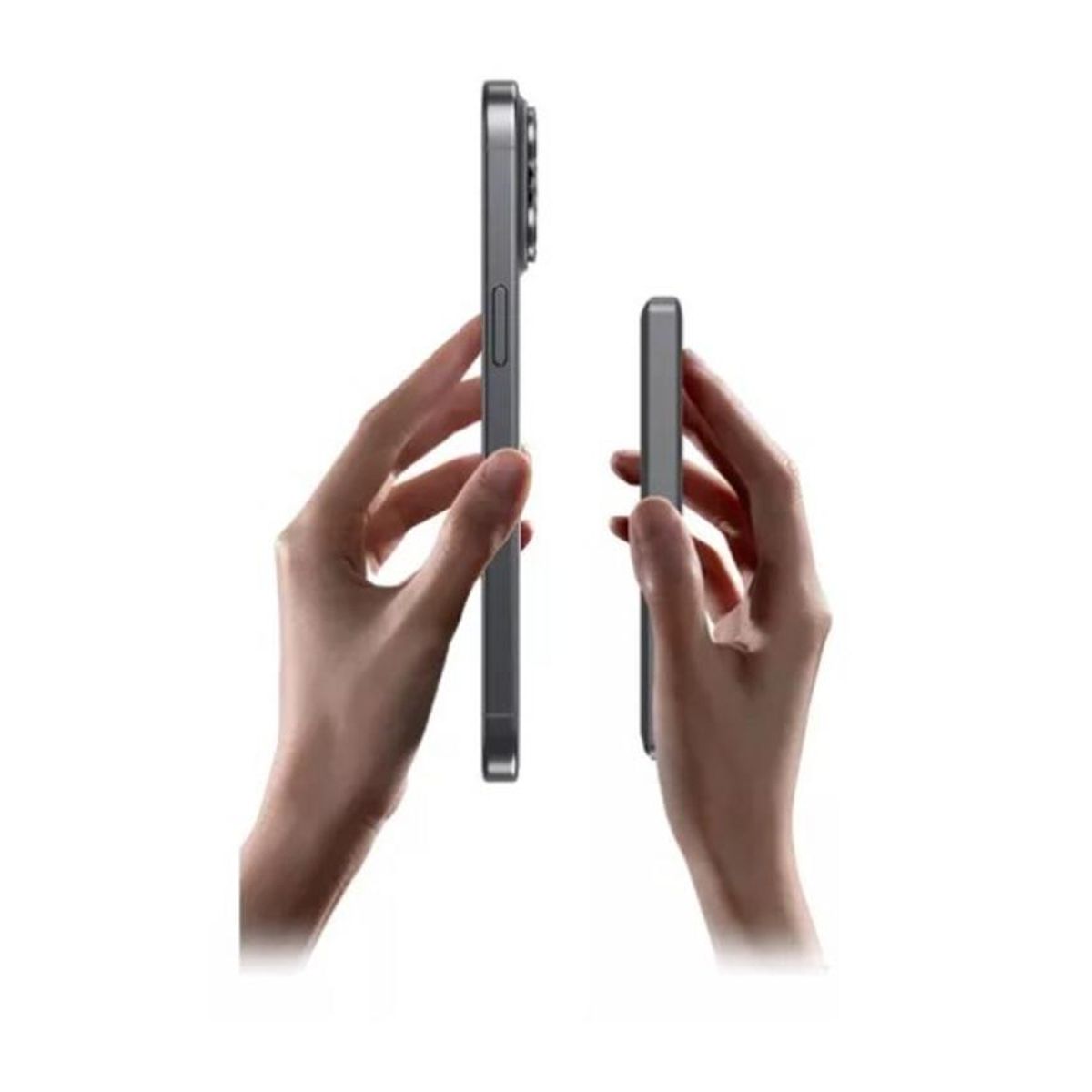 GENERICO - Powerbank Magsafe 5000mAh Inalámbrico Compatible iPhone - Gris