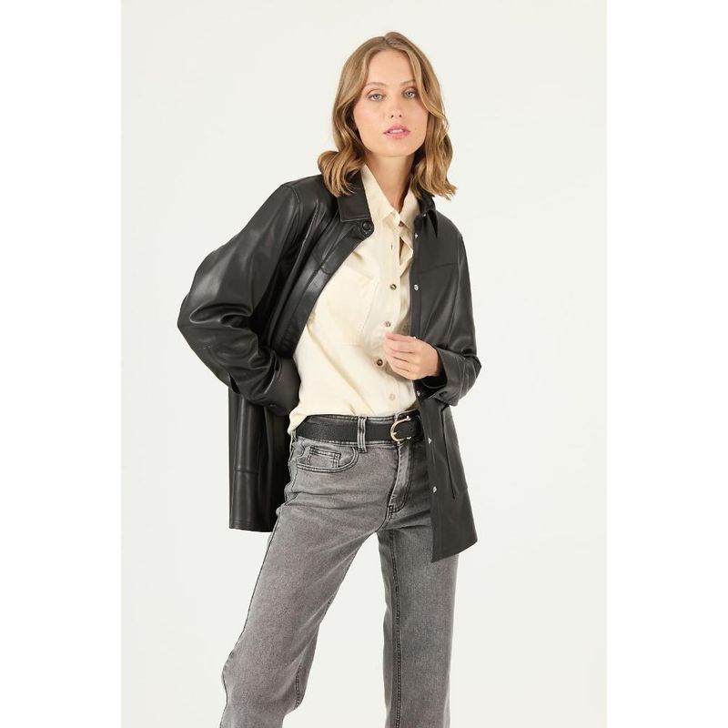 PRIVILEGE - Blusa negra PRIVILEGE 2360 - Negro