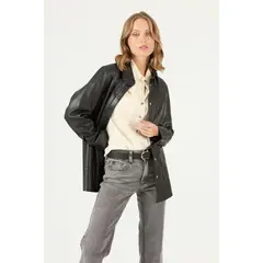 PRIVILEGE - Blusa negra 2360 - Negro