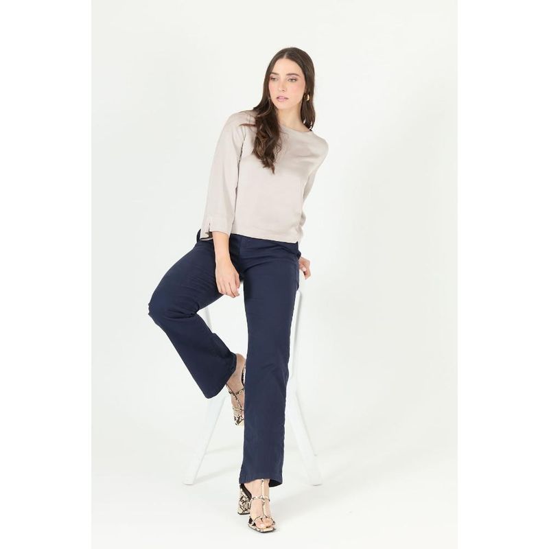 PRIVILEGE - Blusa plata PRIVILEGE 2362 - Plateado