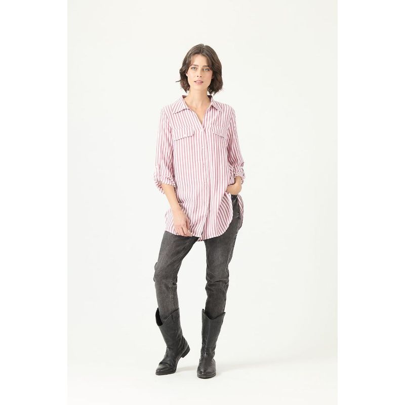 PRIVILEGE - Blusa roja rayas PRIVILEGE 2746 - Rojo