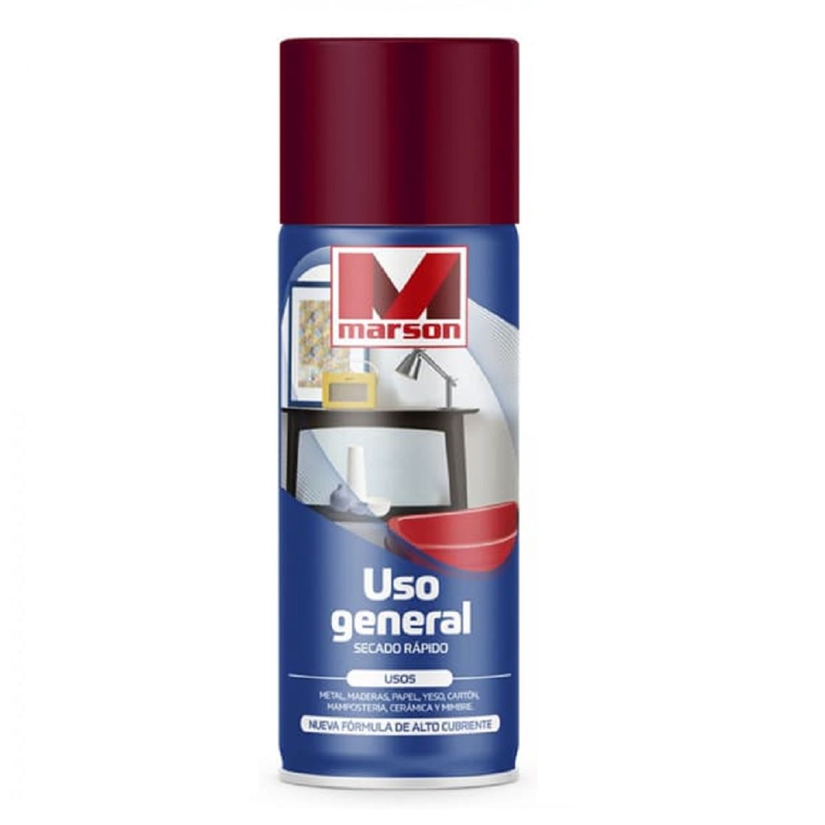 MARSON - PINTURA EN SPRAY BURDEO MARSON 485ML.