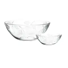 ALLEGRA - Set de 7 Piezas de vidrio Ensaladera 1800ml