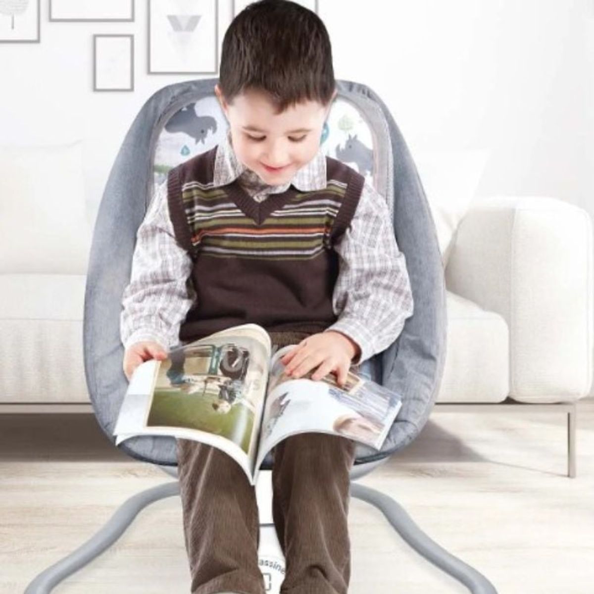 LA PEQUETERIA - Mecedora bebe con control remoto