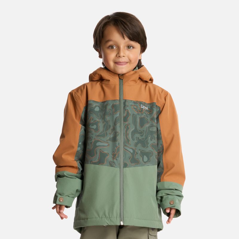 LIPPI - Chaqueta Niño Sierra Nevada B-Dry Steam-Pro Hoody Jacket Jade Oscuro Lippi