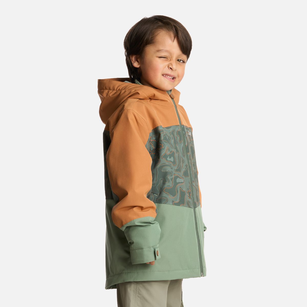 LIPPI - Chaqueta Niño Sierra Nevada B-Dry Steam-Pro Hoody Jacket Jade Oscuro Lippi