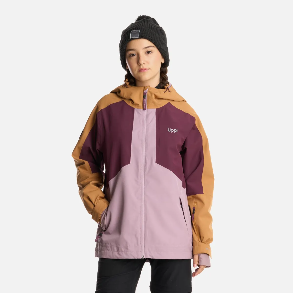 LIPPI - Chaqueta Teen Girl Sierra Nevada B-Dry Light Hoody Jacket Malva Lippi