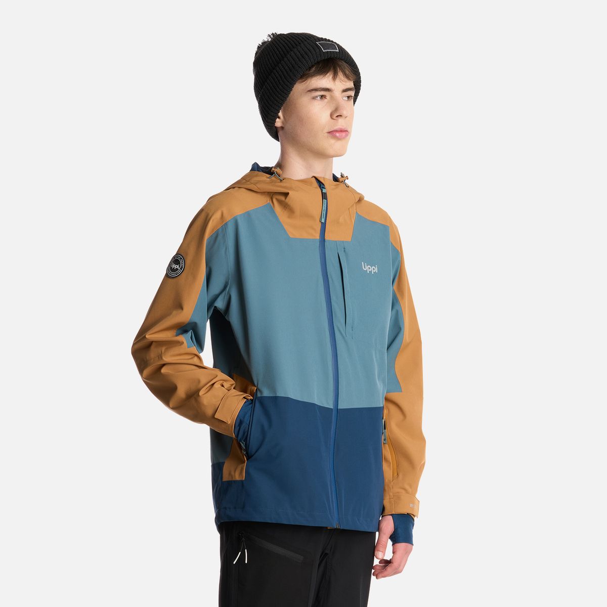 LIPPI - Chaqueta Teen Boy Sierra Nevada B-Dry Light Hoody Jacket Petroleo Lippi