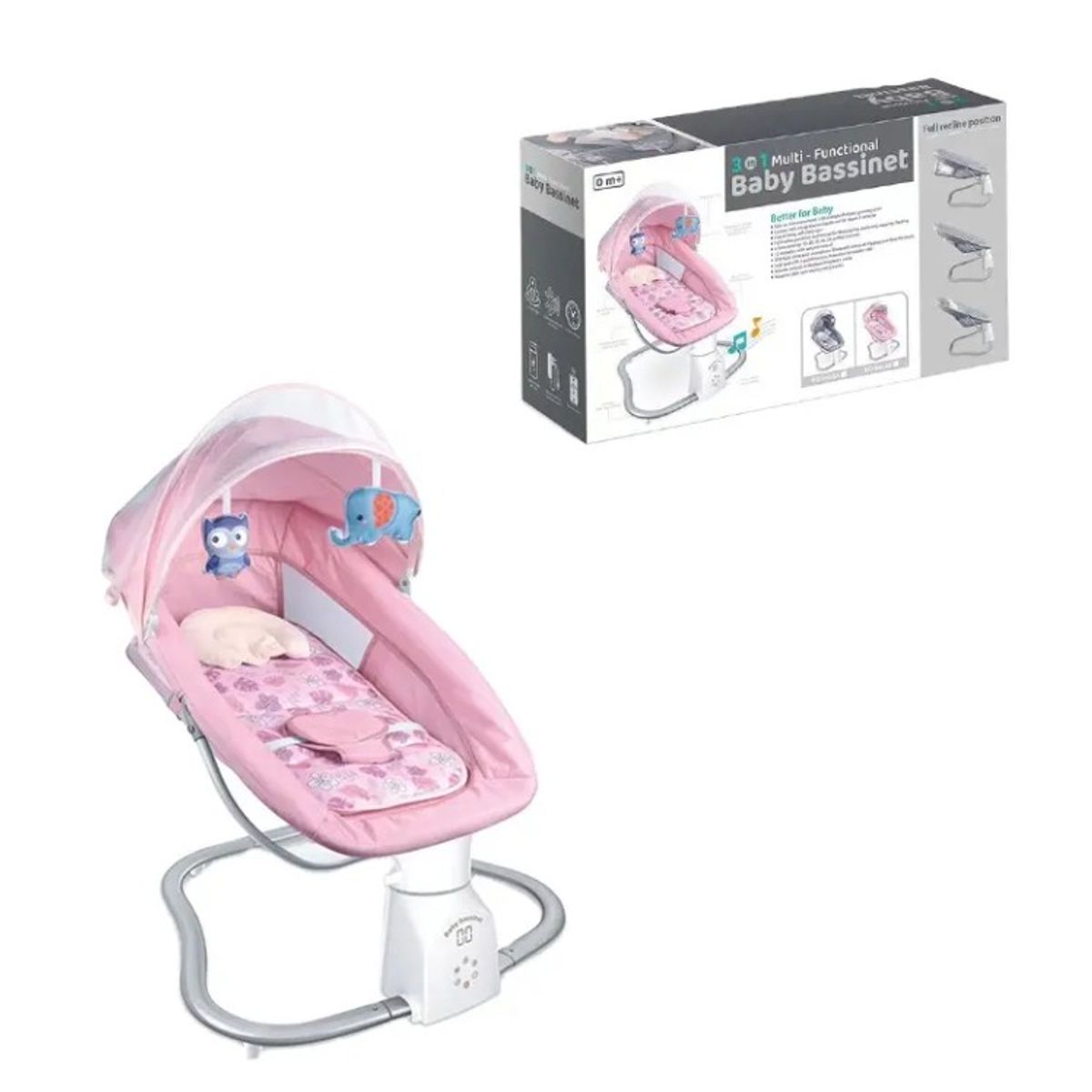 LA PEQUETERIA - Mecedora bebe con control remoto