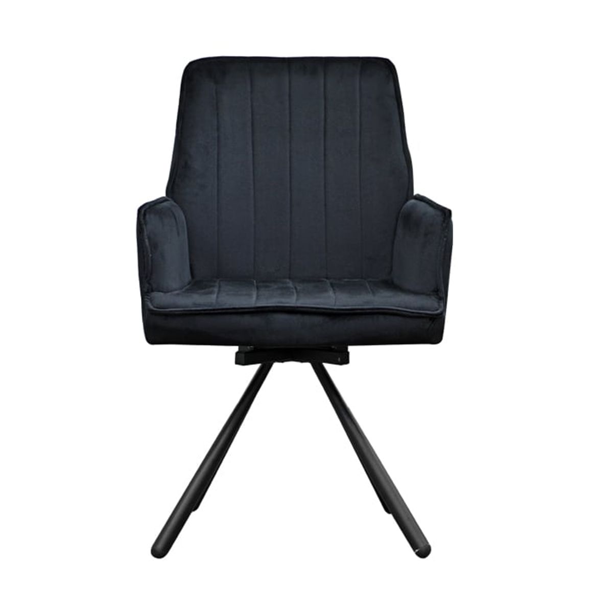 MSA MUEBLES SANTA ANA - Poltrona Giratoria Vita Black
