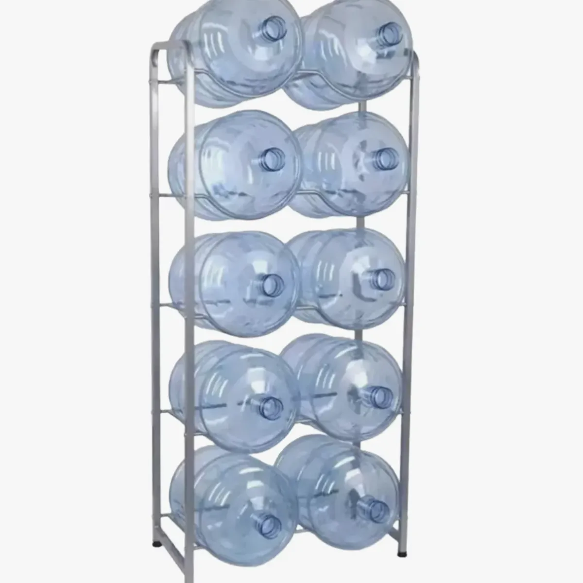DALI - Estante Organizador Rack 10 Botellones Bidones Agua 20lts