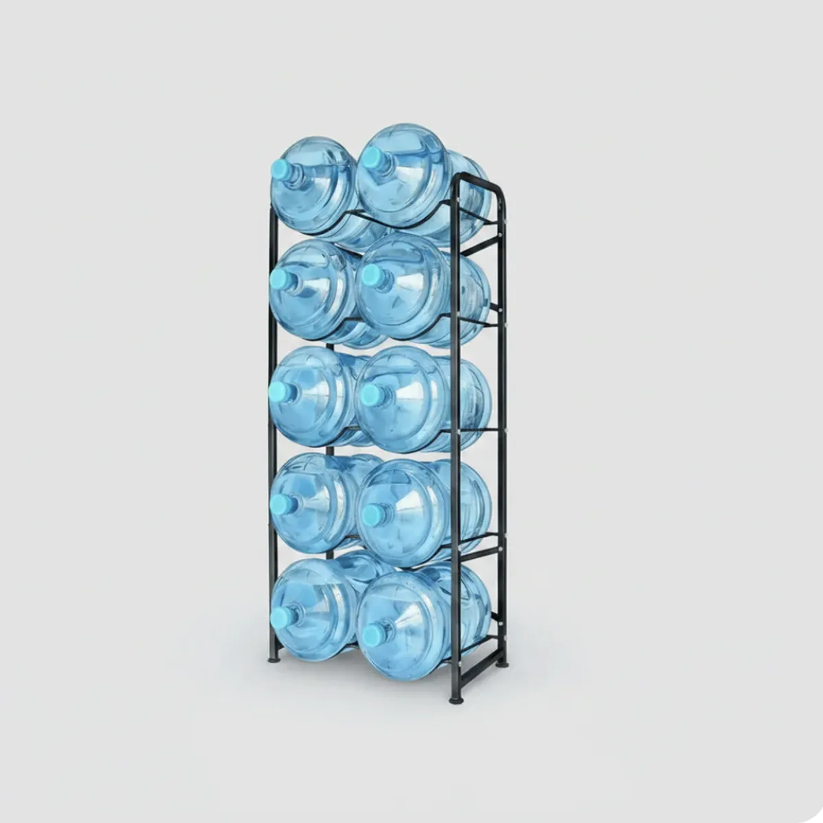 DALI - Estante Organizador Rack 10 Botellones Bidones Agua 20lts