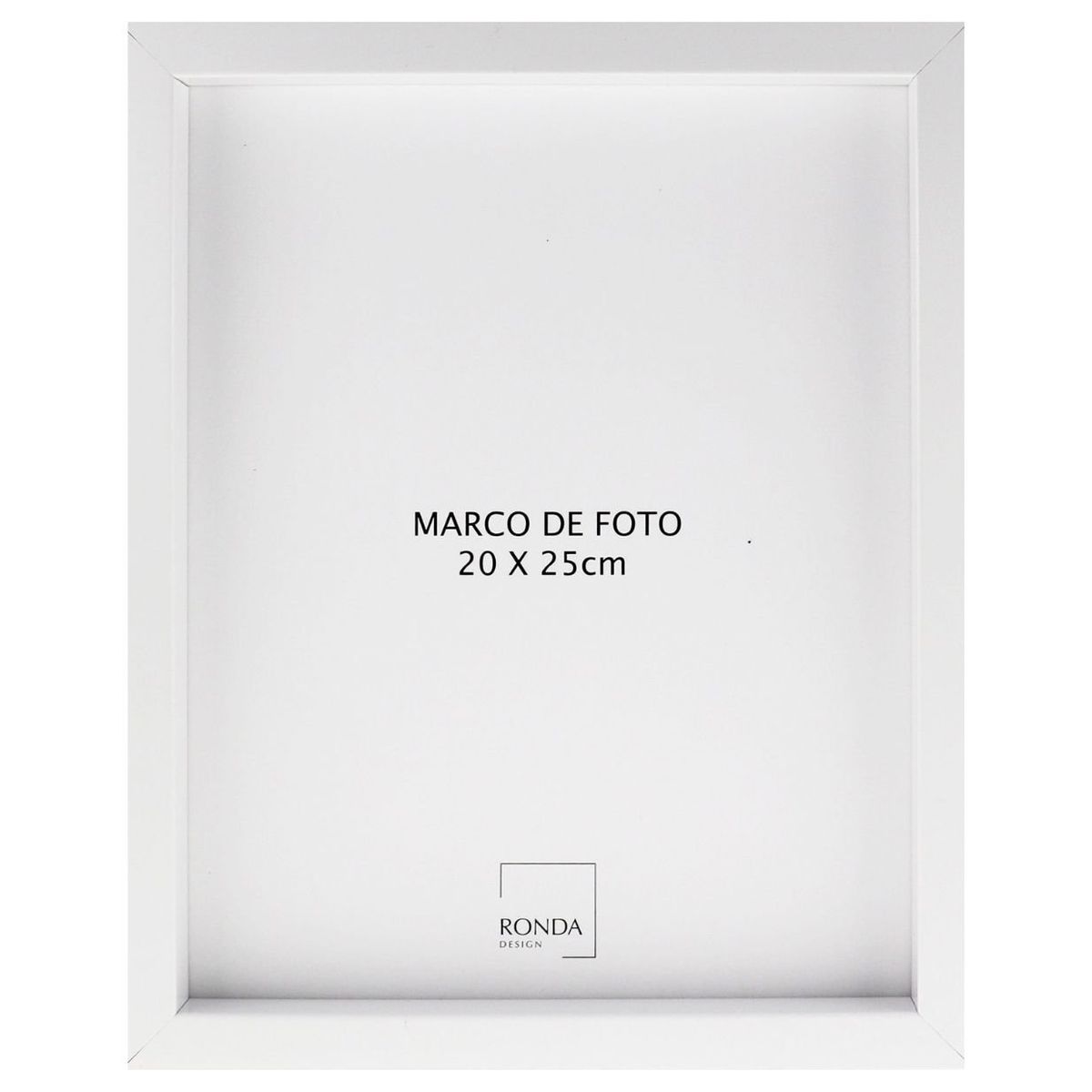 RONDA - Marco Foto Caja Blanco 20x25 cm