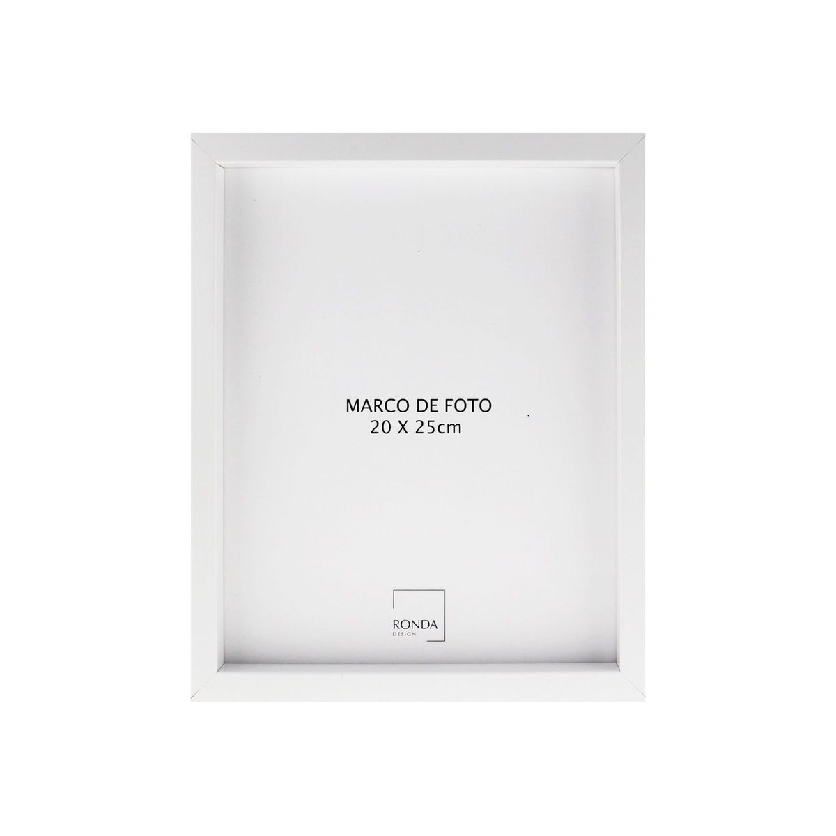 RONDA - Marco Foto Caja Blanco 20x25 cm