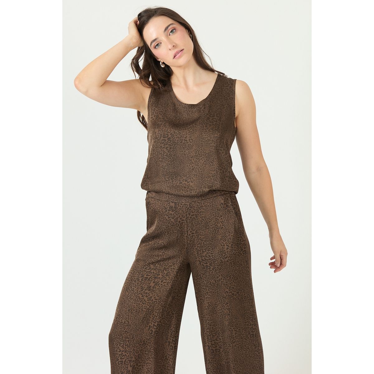 PRIVILEGE - Blusa vison estampada 2383