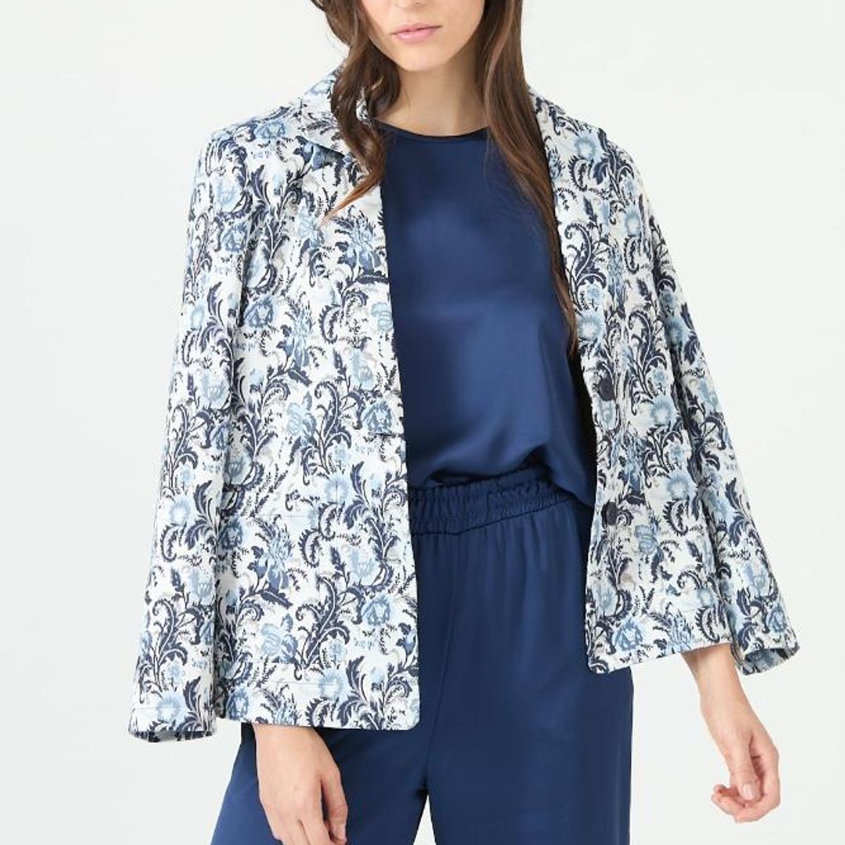 PRIVILEGE - Blusa azul marino PRIVILEGE 2393