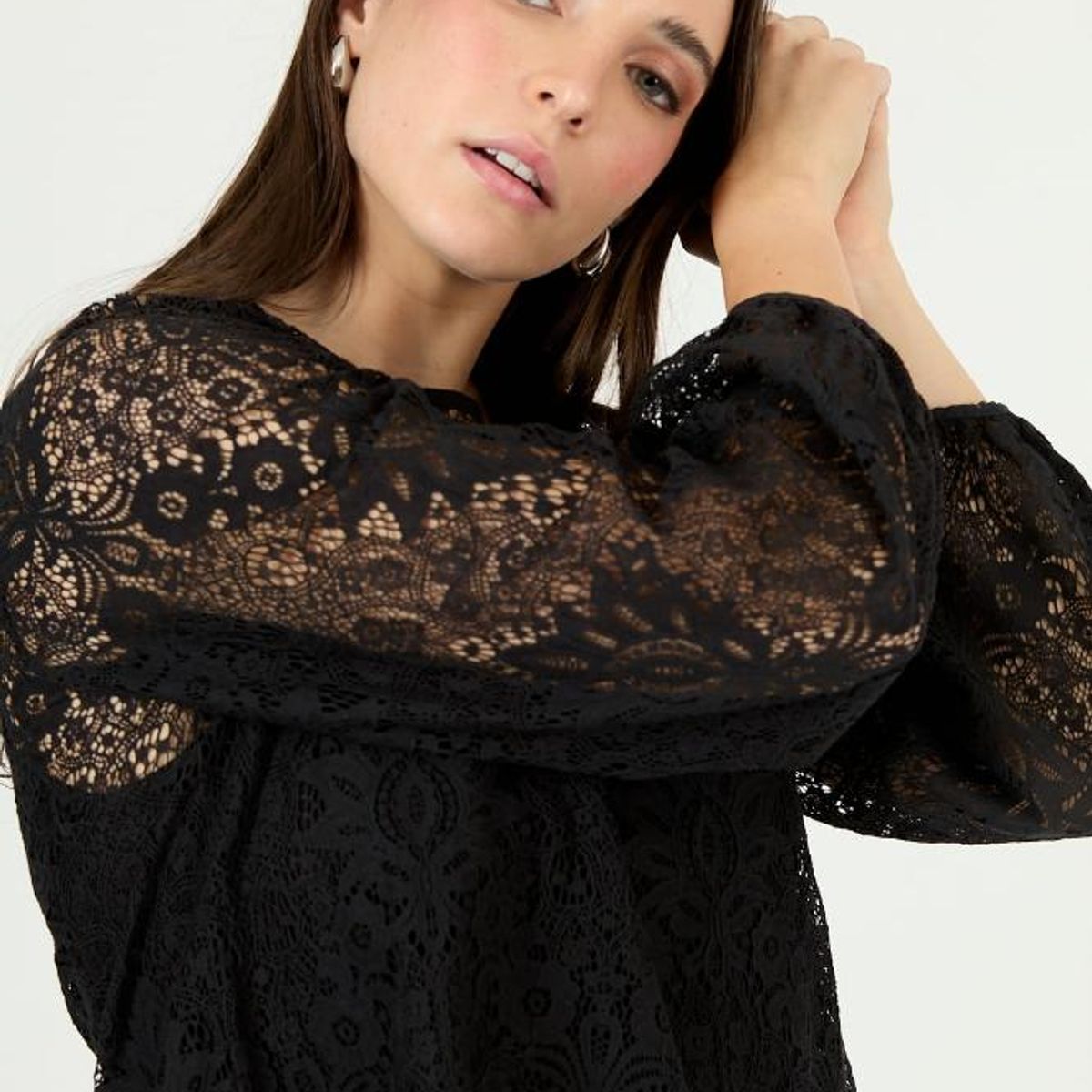 PRIVILEGE - Blusa negra PRIVILEGE 2367