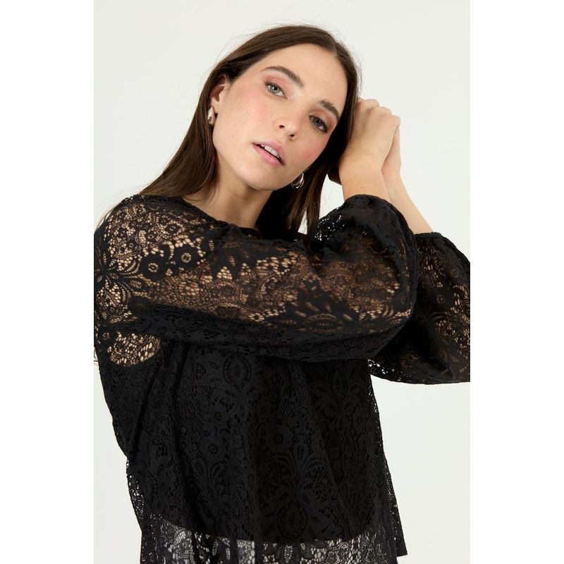 PRIVILEGE - Blusa negra PRIVILEGE 2367 - Negro