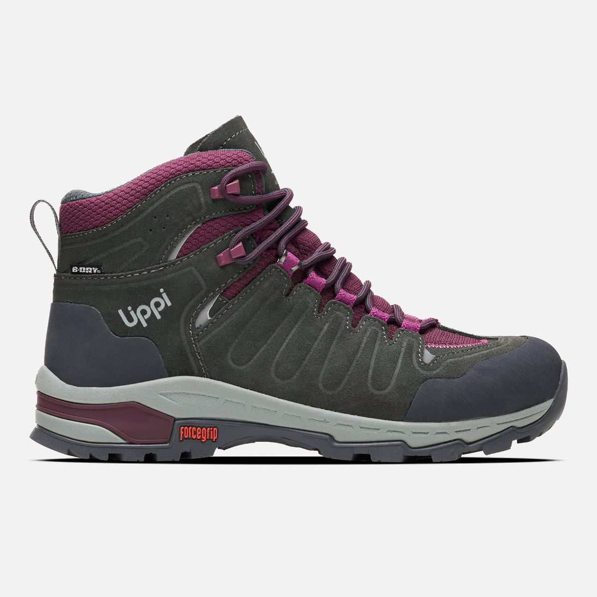 LIPPI - Botín Mujer All Terra Mid Gris / Morado Lippi